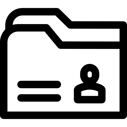 Registered and express mail handling service icon